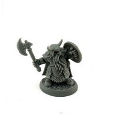 Reaper Miniatures Bones Black: BORIN IRONBROW, DWARF FIGHTER (20329)